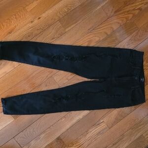 Just Black Women's Distressed Skinny Jeans